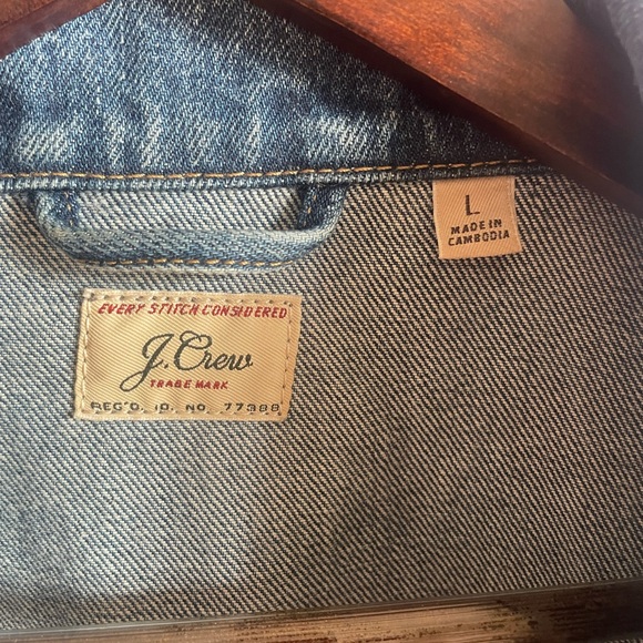 J. Crew Mid Wash Denim Jacket - Picture 4 of 4